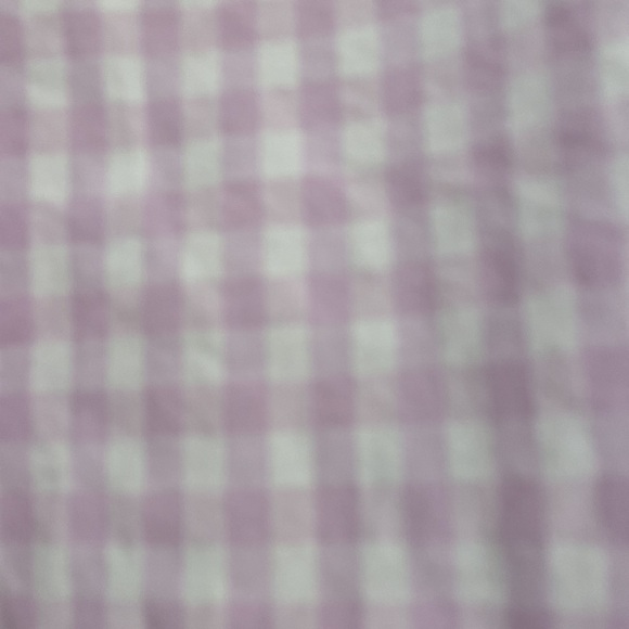 Crewcuts size 2 boys lavender and white gingham Buttondown - Picture 5 of 7